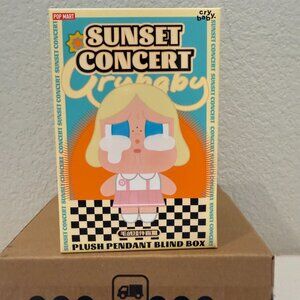 CRYBABY Sunset Concert Series -Plush Pendant Blind Box -Pink White